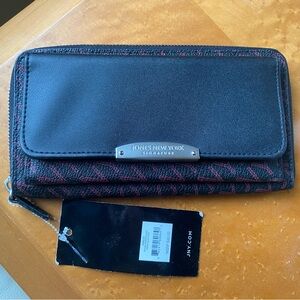NWT Jones New York Black and Red Wallet
